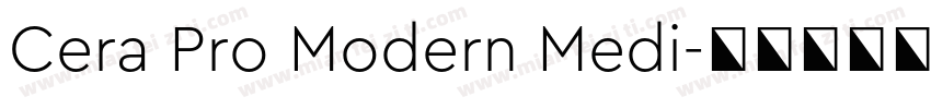 Cera Pro Modern Medi字体转换